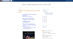 Desktop Screenshot of newperformancestheatre.blogspot.com