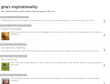 Tablet Screenshot of ginainspirationality.blogspot.com