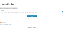 Tablet Screenshot of hacks-center.blogspot.com