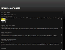 Tablet Screenshot of extreme-car-audio.blogspot.com