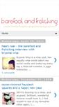 Mobile Screenshot of barefootandfrolicking.blogspot.com
