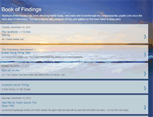 Tablet Screenshot of bookoffindings.blogspot.com