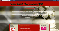 Desktop Screenshot of annurkasehchocncake.blogspot.com