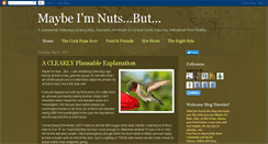 Desktop Screenshot of c-imaybenuts.blogspot.com