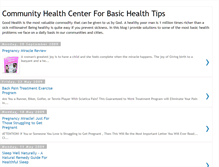 Tablet Screenshot of community-health-center.blogspot.com