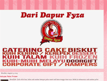 Tablet Screenshot of dapurfyza.blogspot.com