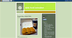 Desktop Screenshot of dailyfoodconsumer.blogspot.com