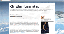 Desktop Screenshot of christianhomemakinghomeschooling.blogspot.com