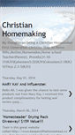 Mobile Screenshot of christianhomemakinghomeschooling.blogspot.com