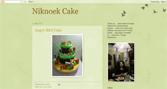 Desktop Screenshot of niknoekcake.blogspot.com
