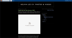 Desktop Screenshot of kelvinleecv.blogspot.com