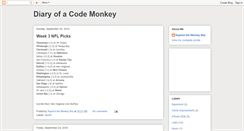 Desktop Screenshot of diaryofacodemonkey.blogspot.com
