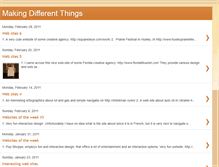 Tablet Screenshot of makingdifferentthings.blogspot.com