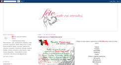 Desktop Screenshot of fetearteeneventos.blogspot.com