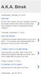 Mobile Screenshot of binskblog.blogspot.com