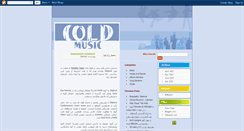 Desktop Screenshot of coldmusic.blogspot.com