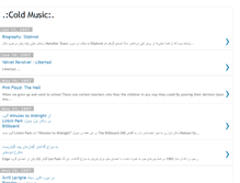Tablet Screenshot of coldmusic.blogspot.com