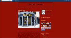 Desktop Screenshot of anatomictattoo.blogspot.com