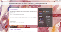 Desktop Screenshot of namissgrowingmyconfidence.blogspot.com