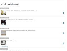 Tablet Screenshot of dom-icietmaintenant.blogspot.com
