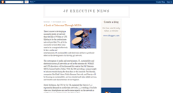 Desktop Screenshot of jf-executivenews.blogspot.com