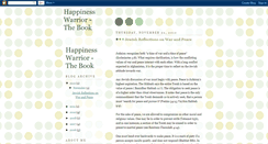 Desktop Screenshot of happiness-warrior.blogspot.com