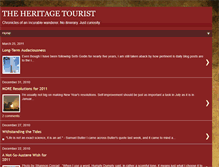 Tablet Screenshot of heritagetourist.blogspot.com