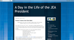 Desktop Screenshot of jeapresident.blogspot.com