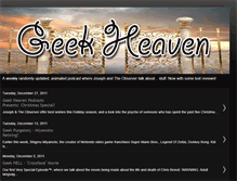 Tablet Screenshot of geekheavenpodcasts.blogspot.com