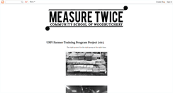 Desktop Screenshot of measuretwiceschool.blogspot.com