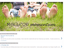 Tablet Screenshot of macleodmomentum.blogspot.com