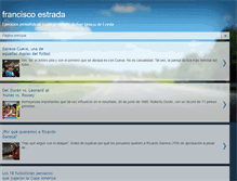 Tablet Screenshot of francisco-estrada.blogspot.com
