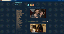 Desktop Screenshot of cozinhadadrica.blogspot.com
