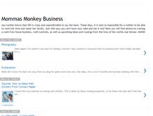 Tablet Screenshot of mommasmonkeybusiness.blogspot.com