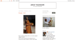 Desktop Screenshot of abhaywaghmareart.blogspot.com