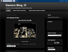 Tablet Screenshot of gamerz833.blogspot.com