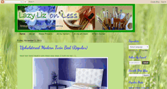 Desktop Screenshot of lazylizonless.blogspot.com