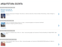 Tablet Screenshot of escritaarquitetura.blogspot.com