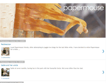 Tablet Screenshot of papermouse.blogspot.com