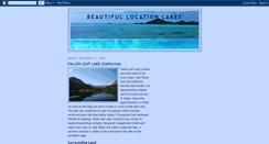 Desktop Screenshot of beautifullocationlakes.blogspot.com