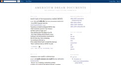 Desktop Screenshot of amerdreamdocs.blogspot.com