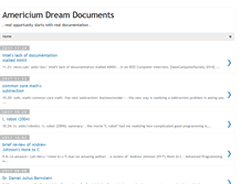 Tablet Screenshot of amerdreamdocs.blogspot.com