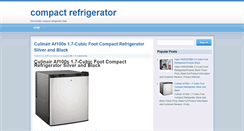 Desktop Screenshot of compactrefrigeratoronline.blogspot.com