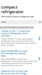 Mobile Screenshot of compactrefrigeratoronline.blogspot.com