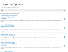 Tablet Screenshot of compactrefrigeratoronline.blogspot.com