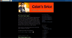 Desktop Screenshot of cajunsspice.blogspot.com