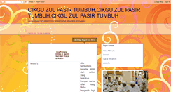 Desktop Screenshot of cikguzulpasirtumbuh.blogspot.com