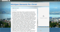 Desktop Screenshot of michiganservantsforchrist.blogspot.com