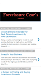 Mobile Screenshot of foreclosureczar.blogspot.com