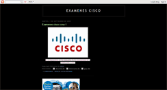 Desktop Screenshot of examenes-cisco.blogspot.com